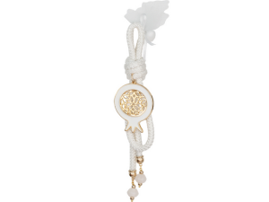 LUXURY ΙΔΙΑΙΤΕΡΗ ΜΠΟΜΠΟΝΙΕΡΑ ΓΑΜΟΥ ΛΕΥΚΗ ΜΕ ΡΟΔΙ GBWA193/24