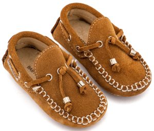 Καστόρινο Δετό Μοκασίνι BW4139 Ταμπά