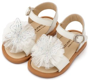 Πέδιλο με Διακοσμητικό Πεταλούδας BW4886 Εκρού