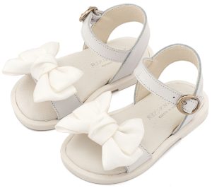 Πέδιλο με Διακοσμητικό Οργάντζας BW4892 Λευκό