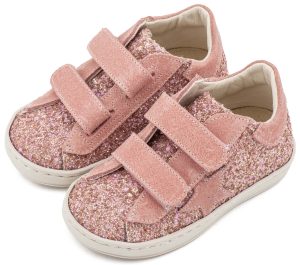 Sneaker Διπλό Χρατς με Αστέρι στο Πλάι EXC5904 Ροζ Αντικέ