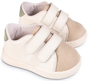 Sneakers PRI2113 Λευκό Μπεζ Μέντα