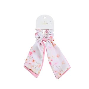 ΜΠΟΜΠΟΝΙΕΡΑ Scrunchie ΜΑΝΤΙΛΙ Pink Blossom st01013