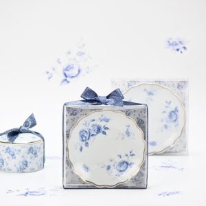 ΜΠΟΜΠΟΝΙΕΡΑ ΠΟΡΣΕΛΑΝΙΝΟ ΠΙΑΤΑΚΙ Blue Flowers Soaptales st01025