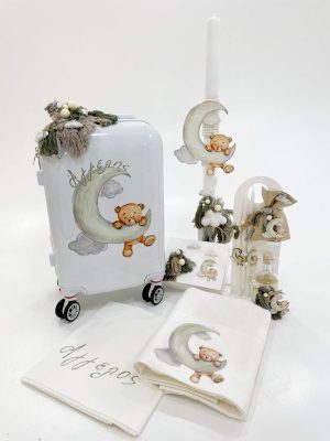 ΣΕΤ ΒΑΠΤΙΣΗΣ ΑΡΚΟΥΔΑΚΙ ΦΕΓΓΑΡΙ tra24-003