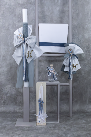 Σετ Βάπτισης "Αρκουδάκι-Μονόγραμμα" e723