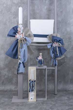 Σετ Βάπτισης "Αρκουδάκι-Πιλότος" e726