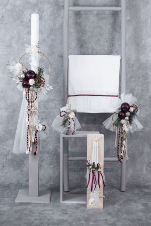 Σετ Βάπτισης "Snowflakes" e761