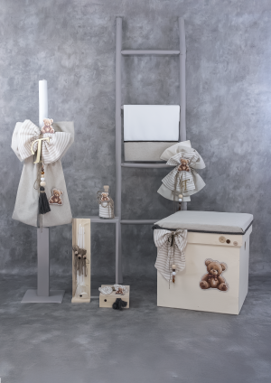 Σετ Βάπτισης "Striped Teddy" e706