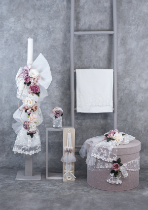 Σετ Βάπτισης "Lace Romance" e732