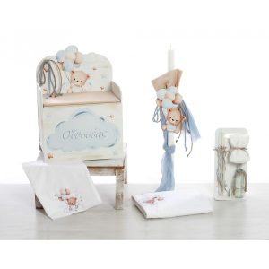 ΣΕΤ ΒΑΠΤΙΣΗΣ ΑΡΚΟΥΔΑΚΙ ΜΠΑΛΟΝΙΑ skb2531