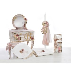 ΣΕΤ ΒΑΠΤΙΣΗΣ ΛΟΥΛΟΥΔΙΑ ΜΟΝΟΓΡΑΜΜΑ SKB2453